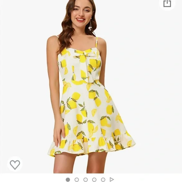 Summery lemons dress - Picture 4 of 5